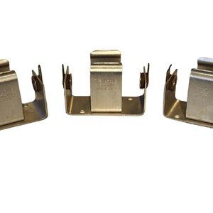 Vintage Battery Holders NOS Keystone #166 for 15V Eveready 411 Lot of 3 Aluminum